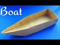 Origami Paper "Single point Floating Boat"