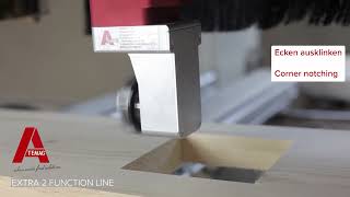 Notching corners on the CNC machine with an angular aggregate. Fully automatic and precise screenshot 4