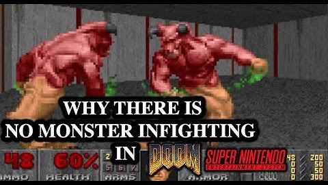 DOOM SNES - Why There Is No Monster Infighting