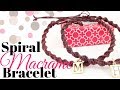 DIY Macrame Spiral Bracelet for Couples or BFFs