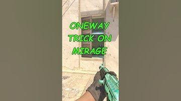 Mirage oneway trick  #cs2 #gaming #cs2skins #counterstrike #demirage #mirage #cs2mirage #cs2tricks