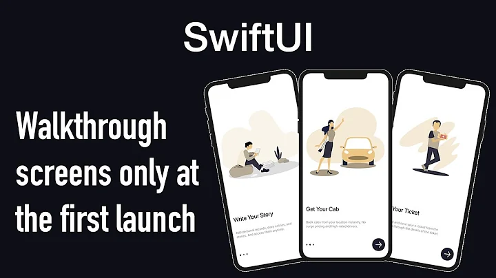 SwiftUI: How to show walkthrough screens only at the first launch?