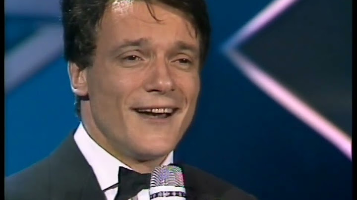 Massimo Ranieri - Perdere l'amore (Sanremo '88 Serata finale) - live