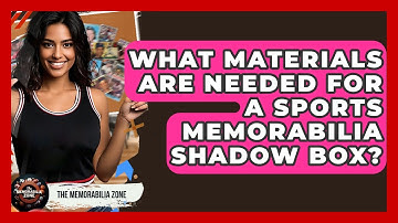 What Materials Are Needed For A Sports Memorabilia Shadow Box? - The Memorabilia Zone