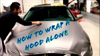 How to wrap a hood solo.