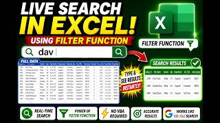 Celebrity Build a LIVE Search Box in Excel Using FILTER Function (No VBA Required!) Profile