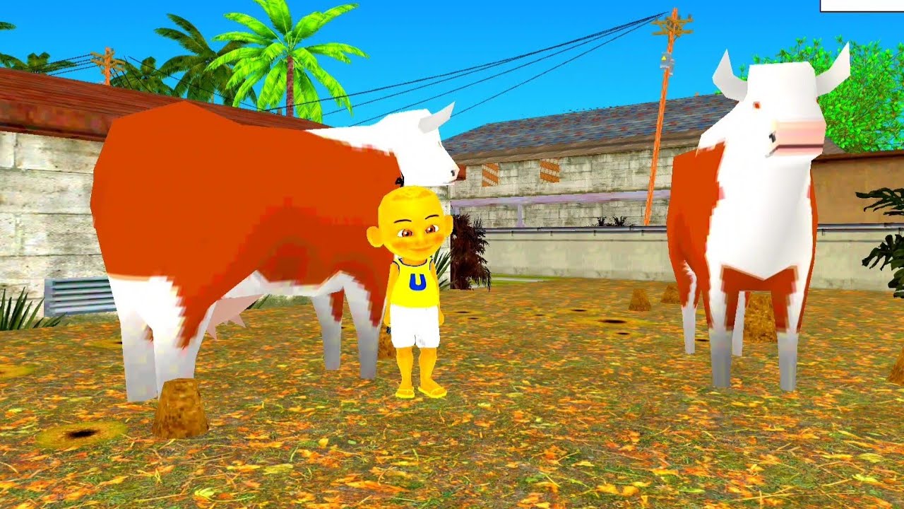 Upin Cek Kesehatan Sapi sapi Upin yang Lucu๐ - YouTube