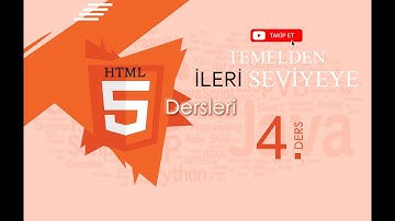 Web Programlama - 1 | HTML Etiketleri - 3