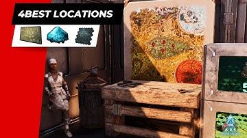 4 BEST LOCATIONS for Element Dust and Electronics on Extinction in Ark Survival Ascended!!
