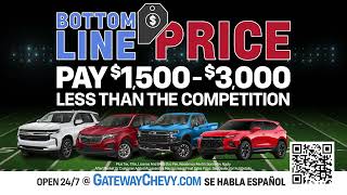 Gateway Chevrolet is in the zone with Gameday Savings! #GatewayChevrolet