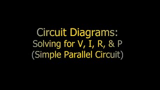 Circuits 2 - Find VIRP in Simple Parallel Circuits