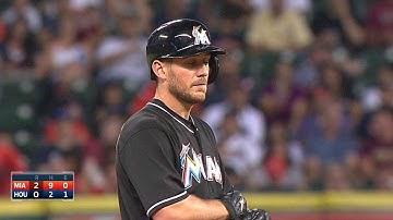 MIA@HOU: Mathis belts two-run double, opens scoring