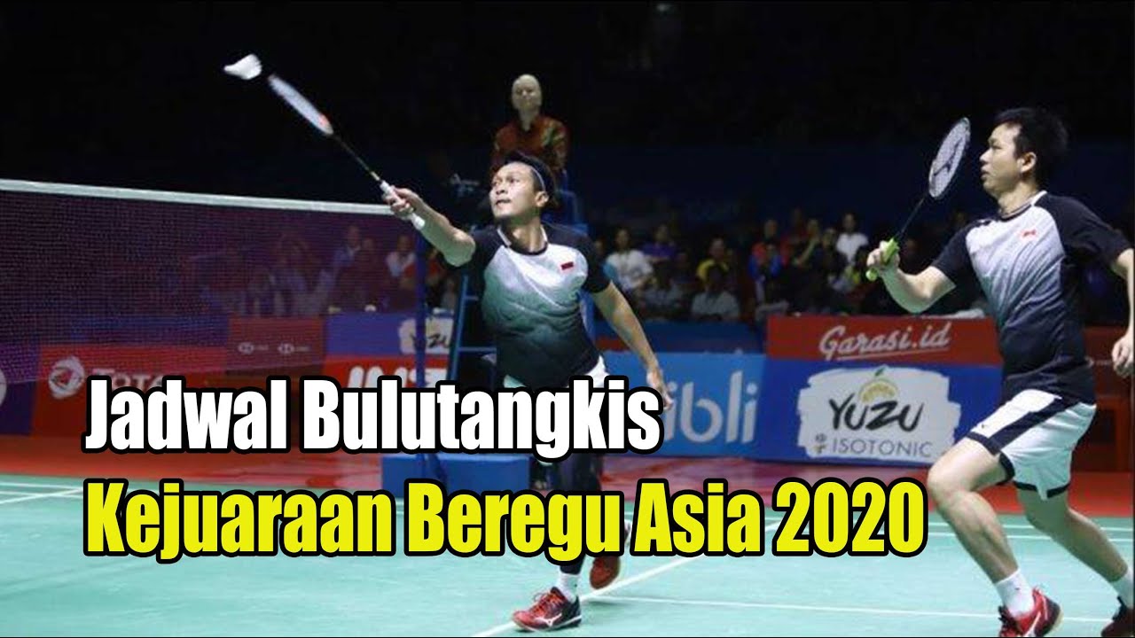 Jadwal Badminton Asia Team Championships 2020, Team Putra Indonesia