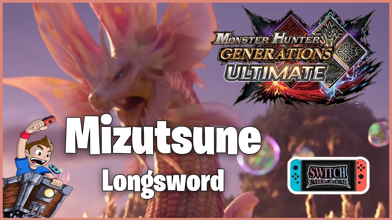 Mizutsune Longsword Fight First Encounter in Monster Hunter Generations