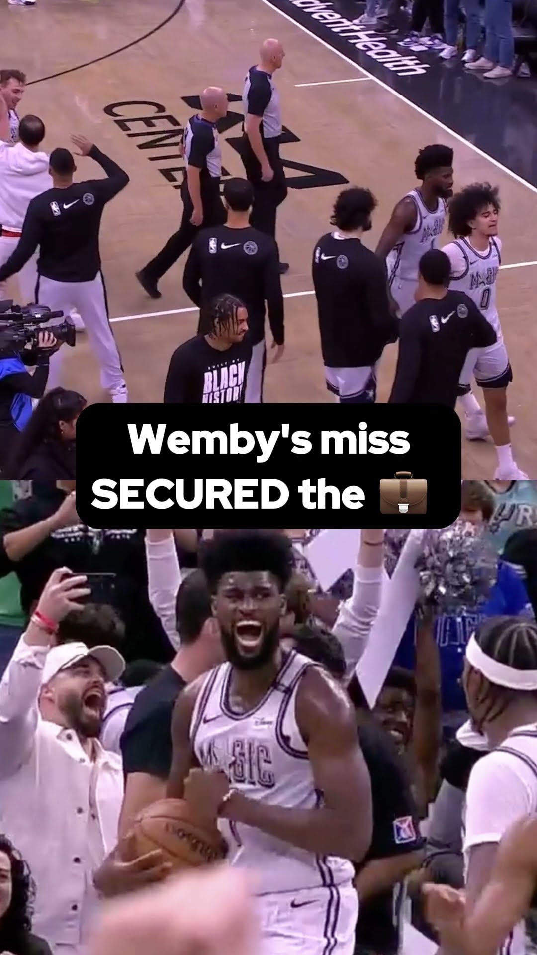 Jonathan Isaac HELD ON for the win
