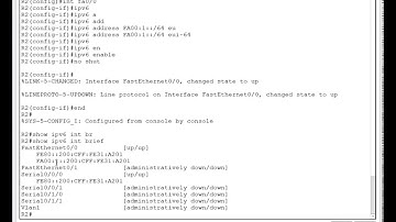 Configure EUI 64 Address