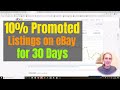 I Just Tested 10% Promoted Listings on eBay for 30 Days