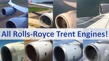 The Ultimate Trent Engine Take-off Sound Collection! All Rolls-Royce Engines during Takeoff!