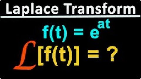 Laplace Transform of Exponential functions