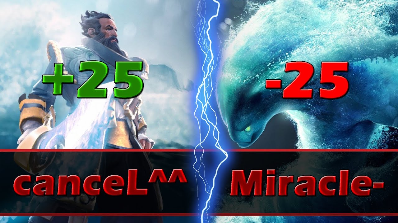 canceL^^ plays Kunkka vs Miracle- Morphling ez +25 - Dota 2