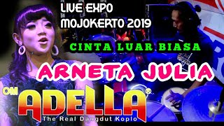 CINTA LUAR BIASA ADELLA EXPO MOJOKERTO ARNETA JULIA FULL CAK NOPHIE