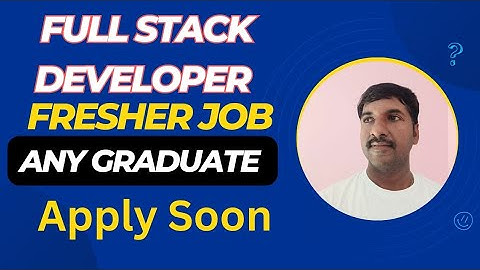 Latest Full Stack Developer Job Role 2023 | Angular fresher job | @byluckysir