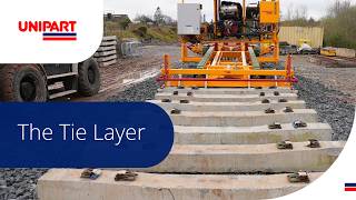 Laying 1,000 Railroad Ties Per Hour | The Unipart Tie Layer