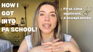 My PA School Stats That Got Me Accepted (GPA, PCE + More) | First-Time Applicant
