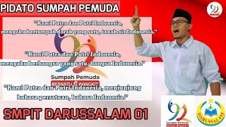 Pidato peringatan Sumpah Pemuda ke 92 - SMPIT Darussalam 01