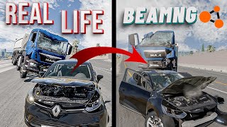Realistic Car Crashes | Real Life on [BeamNG.Drive] #10
