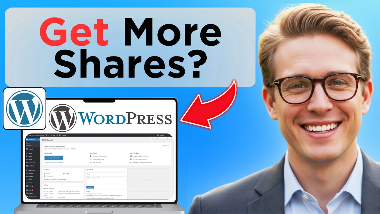 How To Add Social Share Buttons On WordPress (Full Guide 2026) - YouTube