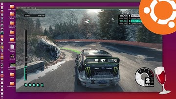 Dirt 3 Complete Edition Gameplay on Ubuntu (Wine Staging)