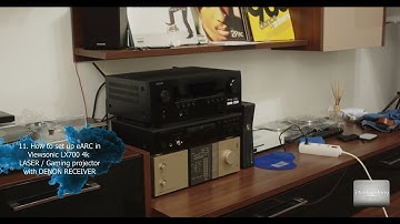 How to set up CEC in Viewsonic LX700-4k and DENON RECEIVER - PART