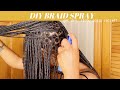HOW TO | MAKE YOUR OWN DIY BRAID SPRAY FOR ITCHY SCALP RELIEF - KNOTLESS BRAIDS