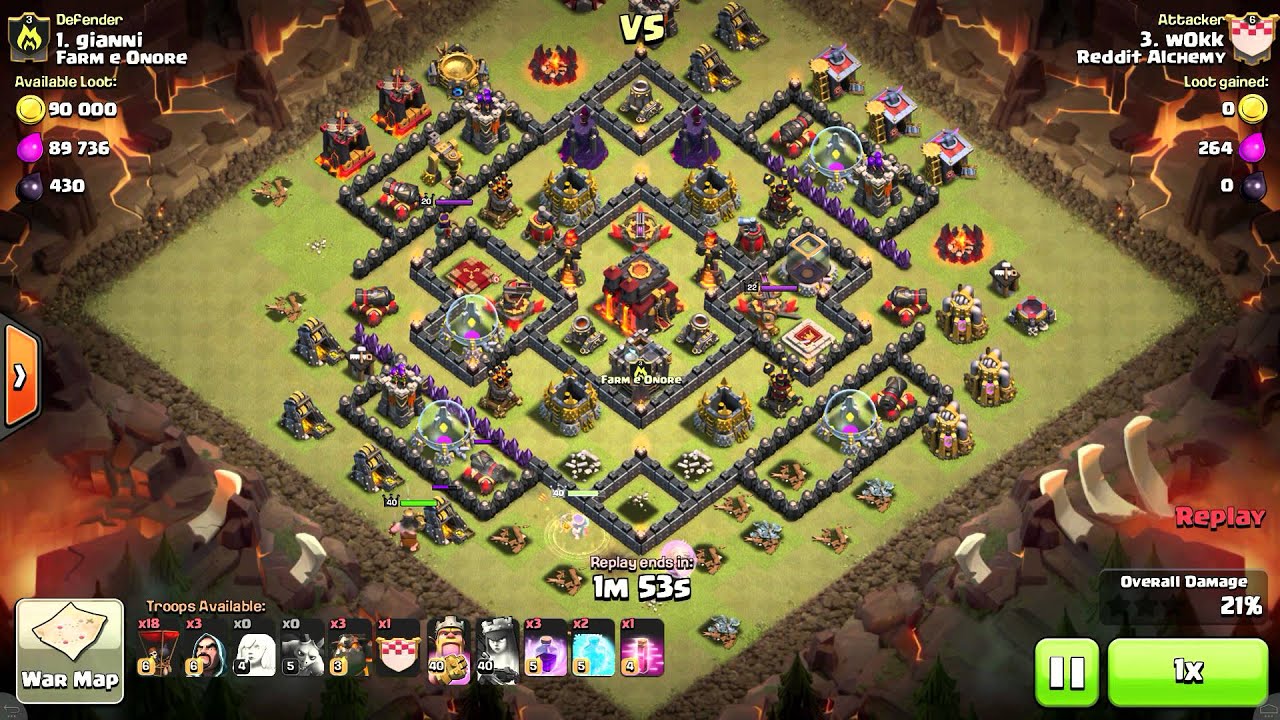 TH10 3 Star - 1 (Lavaloon with Queen Walk)