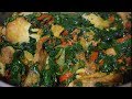 How to cook nigerian vegetable soup  efo riro  spinach stew