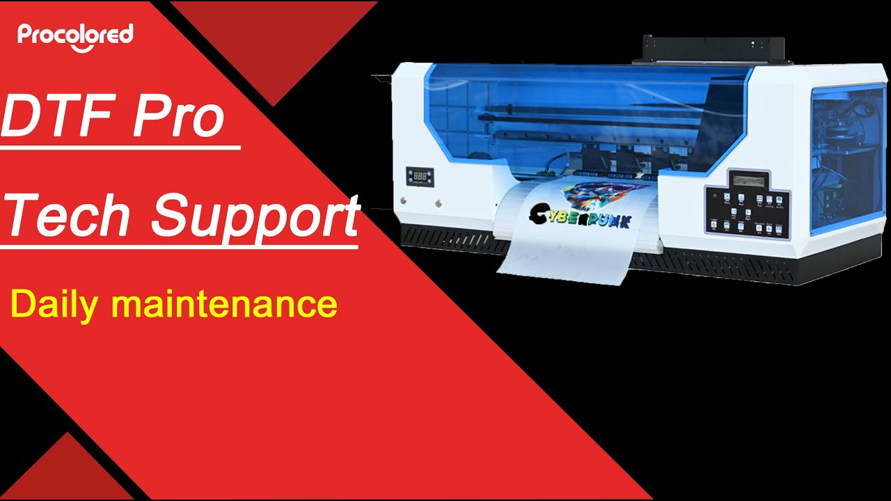 Here is the maintenance for the DTF L1800 printer 