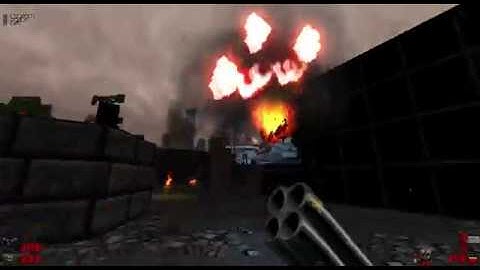 DOOM II + Maps of Chaos - Map 16 Suburbs