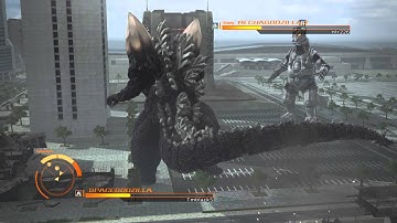 GODZILLA PS4 versus mode : SpaceGodzilla vs. MechaGodzilla 2 WE FIGHT LIKE MEN!