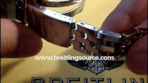 How to Resize a Breitling Watch Bracelet