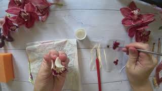 видео: Тонировка орхидеи цимбидиум, часть 1 картинка: Тонировка орхидеи цимбидиум, часть 1