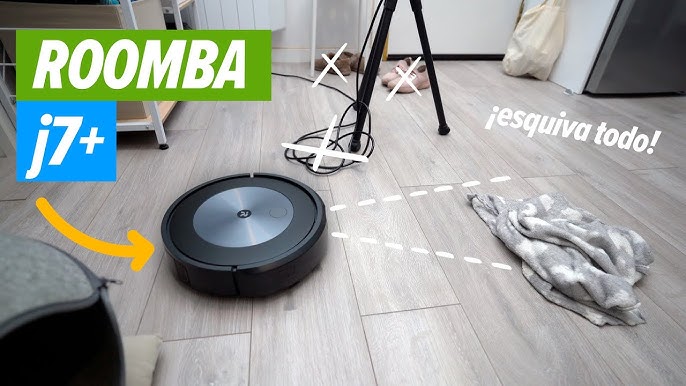 Roomba J7+ -el mejor robot aspirador para mascotas- 