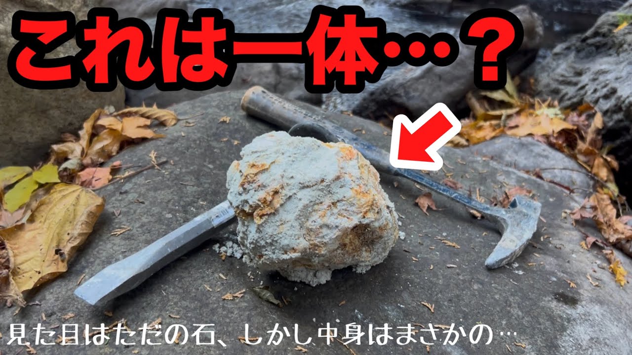 【天然ガチャ】山奥で発掘した石を割ってみると…