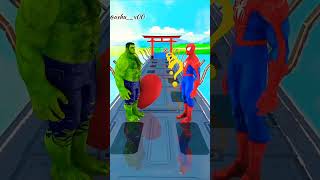 hulk vs Spider-Man 🎮 #games #shorts #entertainment #cartoon