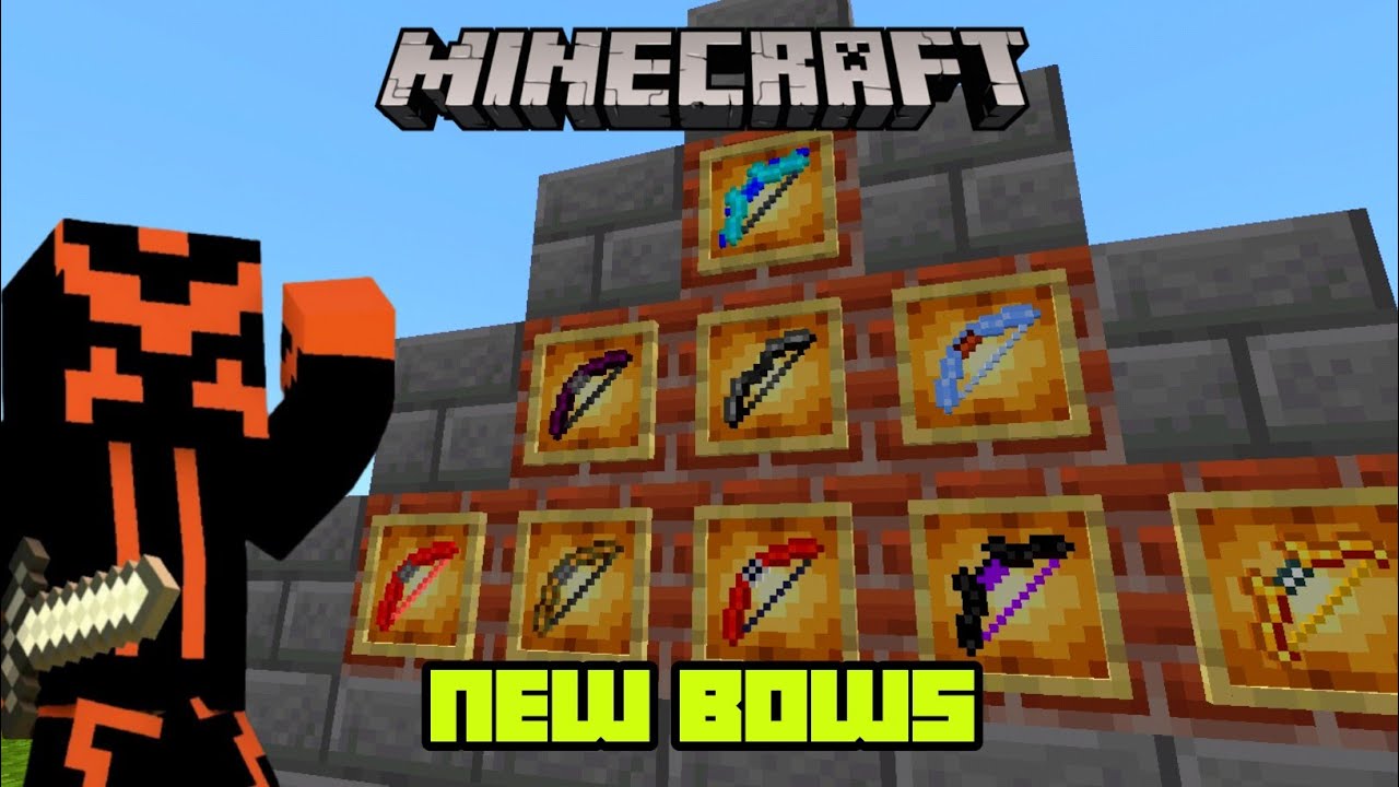 More Bows Addon Mcpe 1.17 | Minecraft Pe Mod and Addon 1.17 - YouTube