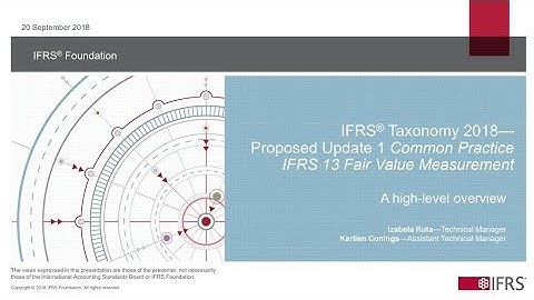 Overview of Proposed IFRS Taxonomy Update