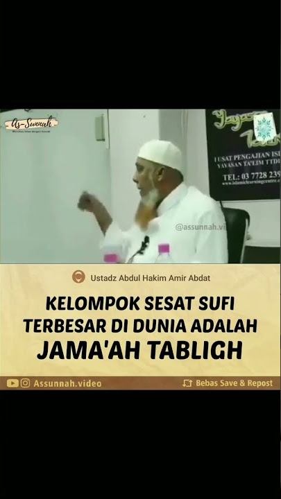 Jamaah Tabligh #JT adalah firqoh sesat Sufi.