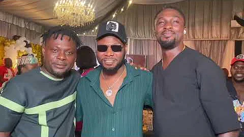 AMUDA eko, Niyi Johnson, KUNLE AFOD shake hands with Tata emeka