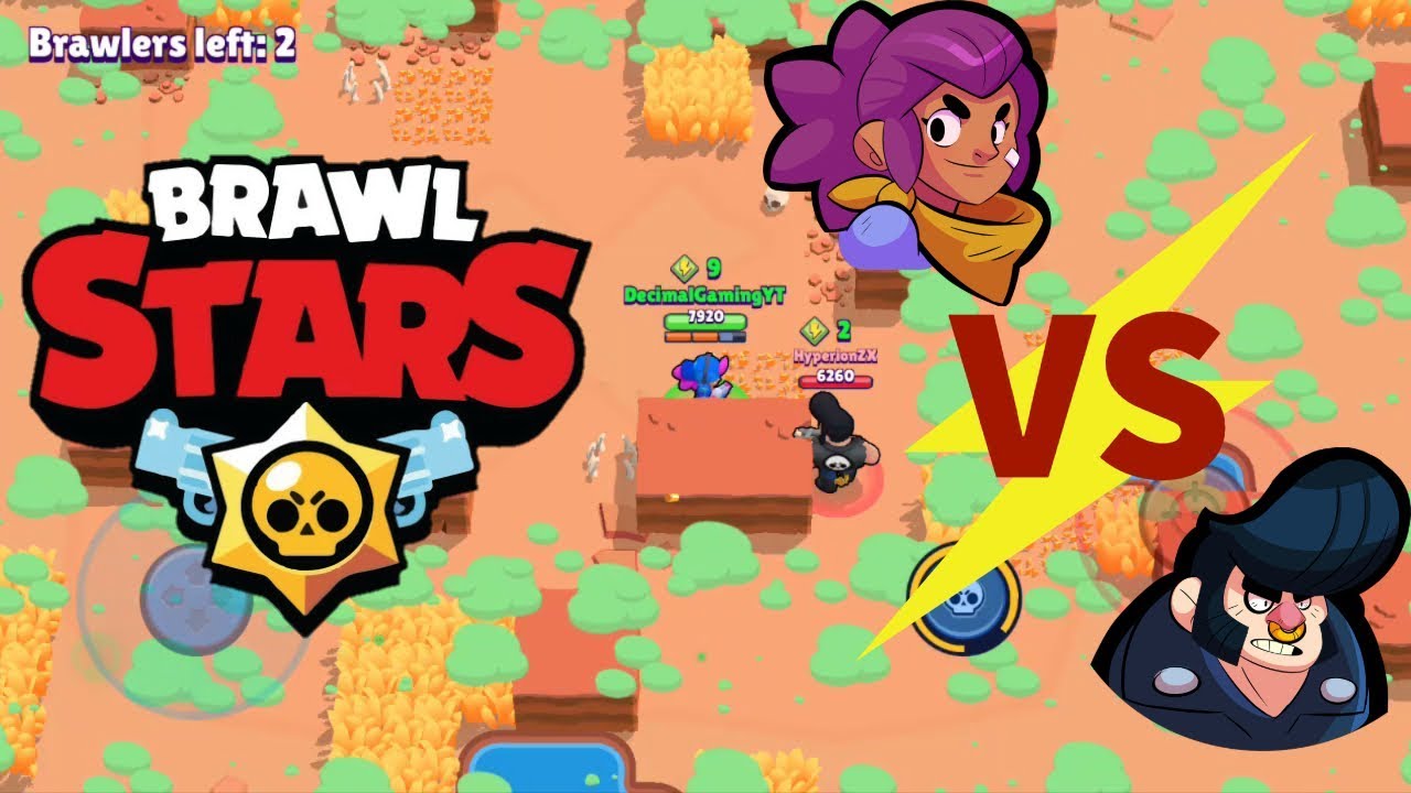 Shelly Vs Bull Showdown Brawl Stars Youtube - brawl stars showdown bull and shelly