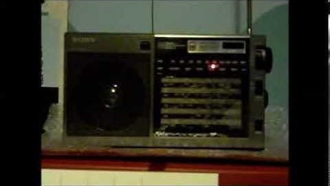 SONY ICF EX5MK2 1215kHZ MW TESTING